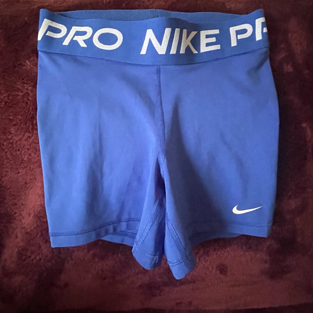 Nike Blue Performance Compression Shorts